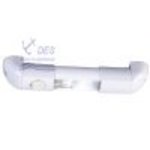 Array	[art_haupttext2] HALOGENLEUCHTE CALVI 12V/10W WEISS Schlag- und sto�festes Kunststoff-Geh�use, Schalter ein/aus. Drehbare Lichteinheit mit 1 Halogenlampe.<BR> Wei� 1 x 12V 10W.

