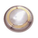 Array	[art_haupttext2] DECKENLEUCHTE 100MM MIT SCHALTER Edelstahl matt mit einer hochglanzpolierten Zierleiste.
Milchglasscheibe von 100 bzw. 127mm . Lieferbar mit oder
ohne Schalter, 12V/20W, Nachtlicht 12V/5W.
mit messingfarbener Zierleiste.