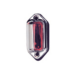 Array	[art_haupttext2] INNENLEUCHTE EDELSTAHL ROT Edelstahl mit Kunststofflinse B 58 x H 34 mm.<BR>Rot

