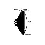 Array	[art_haupttext2] SEALED BEAM ERSATZLAMPE 118MM 12V 
