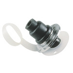  STECKER/STECKKONTAKT 2-POLIG 40MM Leichtmetall verchromt, 2-polig. � Flansch: 40 mm. Einbautiefe: 10 mm.

