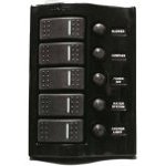 Array	[art_haupttext2] SCHALTPANEL 37A SCHWARZ Ausf�hrung: Sicherung<BR>Luxuri�ses Sicherungspaneel. Spritzwasserdicht mit LED Beleuchtung.
Maximale Belastung 37A. Ma�e 165 x 115mm.

