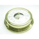  BAROMETER MESSING A90 <BR>Marine Serie<BR>Abm.: Glas � 90mm, Wandplatten � 125mm