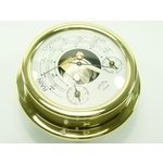  ALTITUDE BARO/THERMO/HYGROMETER 858 Baro/Thermo/Hygrometer<BR>Marine Serie<BR>Abm.: Glas � 90mm, Wandplatten � 125mm