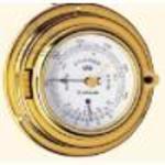  THERMO-/BAROMETER 855BT Baro/Thermometer<BR>Luxus Serie<BR>Die Geh�use sind von vorn zu �ffnen, extra schwere Ausf�hrung.<BR>
Abm.: Glas � 75mm, Wandplatten � 125mm


