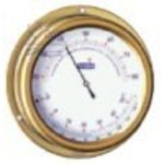  A130 THERMO-/HYGROMETER GOLD T+H <B>Serie A 130 Gold</B><BR>Abm.: Glas � 130mm, Wandplatten � 150mm, H�he 50mm.<BR><BR><B>Thermo-Hygrometer