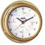  A130 UHR GOLD CLZ <B>Serie A 130 Gold</B><BR>Abm.: Glas � 130mm, Wandplatten � 150mm, H�he 50mm.<BR><BR><B>Uhr mit Funkstille