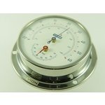  BAROMETER NIROSTA A80 Barometer Hi-Sensitiv, Einzelkapsel.<BR>Serie A 80 Edelstahl<BR>Marineinstrumente mit poliertem Edelstahlgeh�use.<BR>
Abm.: Glas � 80mm, Wandplatten � 95mm, H�he 40mm.
