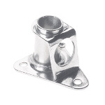 Array	[art_haupttext2] RELINGSFUSZ NIRO 25MM 85GR Relingst�tzenhalter<BR>Schr�g 85�, dreieckige Basis.
