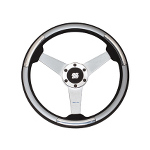 Array	[art_haupttext2] STEUERRAD LINOSO SILBER 350MM  <B>Linosa S/S Silver</><BR>
Sportliches Lenkrad aus
widerstandsf�higem
Kunststoff.<BR>
Silberne Speichen.<BR> 
� 350mm (13,8)

<BR>
Nabe X63<BR>
Diese Nabe ist unbedingt
notwendig f�r diese
hochwertigen Steuerr�der 
(75.250.150)