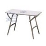 Array	[art_haupttext2] FORMA TISCH 75X120CM M 600 Wei�e melaminbeschichtete Tischplatte mit nautischem Motiv, Untergestell Alu elox. u. klappbar. Tischplatte 75 x 120 cm, H�he 54 bis 72 cm einstellbar.
