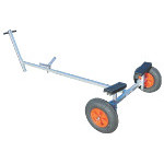 Array	[art_haupttext2] �HANDY TRAILER LIGHT Slipwagen aus anodisiertem Aluminium. Zerlegbar in 4 Teile. Geeignet f�r Ruder- , Schlauch- und Segelboote mit einem V-Boden und einer L�nge von 2,3 bis 3,3 m. Spezifikation: Traglast max 100 kg, L�nge 2,15 m, Breite 1,2 m, Radgr��e 400 mm.
