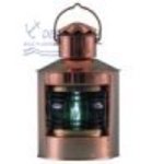  STEUERBORD-LATERNE 4311/E 4 Positionslaternen<BR>Kupfer poliert und lackiert. 
Elektr. E14. 4 Inch.<BR>Gr�n, 4311 G/E.

