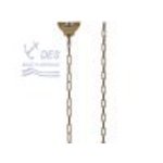  DECKPLATTE MIT KETTE 7077 Befestigungsplatte mit Bronzekette.
