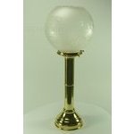  DINNERLAMPE 8880/K Messing, mit 6 Kerzen.<BR>Ge�tzte Kugel.<BR>8880/K.

