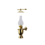  KAJUETLEUCHTE 327MM Schiffslaternen, hochwertige handgefertigte Laternen<BR>Messing, Petroleum<BR>Kaj�tlampe vollst�ndig kardanisch. Inklusive Qualmf�nger.



