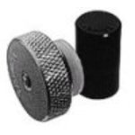  Mastrutscher-Stopper mit Feststellschr. D 12.5 Aluminium, Messing vernickelt<BR>L�nge 22mm, � 12,5mm, Ausf�hrung: rund 