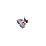  Mastrutscher-Stopper mit Feststellschr. B10XL25 Aluminium, Messing vernickelt<BR>L�nge 22mm, Breite 10mm, Ausf�hrung flach