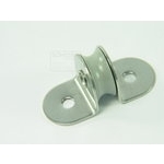 Array	[art_haupttext2] Bockrolle klein Durchmesser 15mm Wenn Sie einen leichten und einfach gelagerten Block suchen sind diese Bl�cke die richtige Wahl.<BR>Decksrolle mit Acetalrolle<BR>Rollen � 16mm, Material Acetal / Messing, Backen und Achse aus AISI 316, BRL 275kg, Tauwerk � 2 - 5mm, L�nge 16mm, Gewicht 7g.