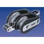 Array	[art_haupttext2] HOLT-Block plan gelagert 27mm Doppelblock mit mittigem Hundsfott<BR>Rollen - Material  Acetal,  Rollen-� 27mm, Rollenbreite 10mm, Backen sind aus Glasfaserverst�rktes Nylon mit Verst�rkungen aus Edelstahl AISI 316, Achsen � Material AISI 316, BRL 600kg, Tau-� 4 - 8mm, L�nge 78mm, Gewicht 63g,