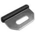  einzelne G�hlrutscher 9 mm L-54mm Reibungsarme Rutscher, Kunststoff mit Edelstahlb�gel<BR>54 x 9mm, B�gelst�rke 2mm.
