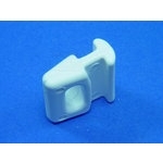 Spezial-Kunststoff-Mastrutscher klein Spezial- G�hlrutscher, Nylon wei�, B1 3mm, B2 10mm L�nge 25mm