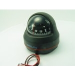  UFLEX AMALFI Aufbau-Kompass 65mm Rose schwarz Die Amalfi 65 BI-Serie besitzt eine, mit einer LED beleuchteten, Kompassrose mit 65mm � die auf Frontablesung ausgerichtet ist. Der Kompass wird mit einem speziellen Sockel geliefert, der ein Abnehmen des Kompasses erm�glicht. Die Kuppel besteht aus kratzfestem Polycarbonat.<BR>Geh�use in schwarz
