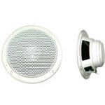 Marinelautsprecherwassergesch&uuml;tzter Lautsprecher4 Ohm 60 Watt150 mm x 50 mmBohrloch ca. 110 mmincl. Befestigungsschrauben und Anschlu&szlig;kabelFarbe: Wei&szlig;Lieferung ein Paar