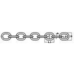 Kettenvorlauf DIN766 10mm 5m