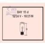 Reserveleuchte 24V/25W Bay15D