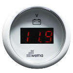 Voltmeter LED weiß