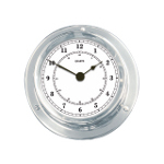 Uhr 84x110mm Verchromt