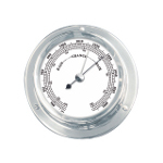 Barometer 84x110mm Verchromt