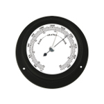 Barometer 84x110mm Schwarz Matt