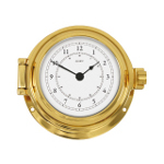 Uhr 84x115mm Messing Massiv