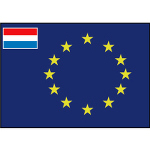 Flagge Sb Europarat/nl 1x1.5m