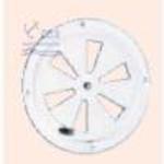 Lüfterrost 125mm