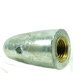 Zink-Wellenanode Gew. M20 Länge 70mm