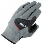 Gill Segelhandschuhe Deckhand Handschuhe - 3 Lange Finger grau Größe S
