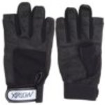 schwarze Segelhandschuhe Rückseite Spandex <p>2 Finger geschnitten<p>Grösse L<p>Motivex-Black