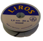 Liros Takelgarn 1.5mm 20m Schwarz