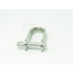 Schäkel Form D Fl Edelstahl 5mm