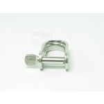 Schäkel Form D Fl Edelstahl 6mm