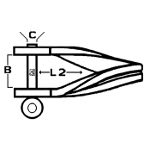 Schäkel Gedreht Fl 6mm/14mm
