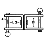 Wirbelschäkel 2gabel 6mm