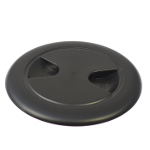 Inspektionsdeckel 152mm Schwarz