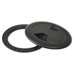 Inspektionsdeckel 152mm Schwarz