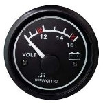 Voltmeter 12v Schwarz