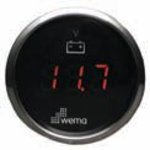 Silber Serie Voltmeter Led 12v Schwarz