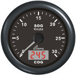 Gps Speedo Komp Schw 30kn/54km